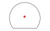 TRIJICON SRO 5 MOA ADJ LED RED DOT