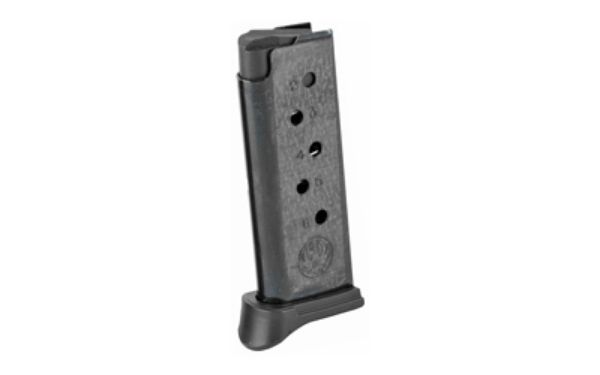 MAG RUGER LCP 380ACP 6RD BL W/EXT