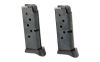 MAG RUGER LCP 380ACP 6RD BL W/EX 2PK