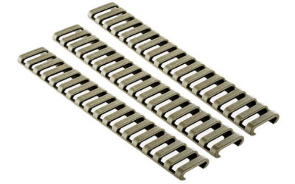 ERGO 18-SLOT LDDR RAIL COVERS 3PK DE