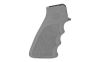 HOGUE GRIP AR15 W/FINGER GROVE GREY