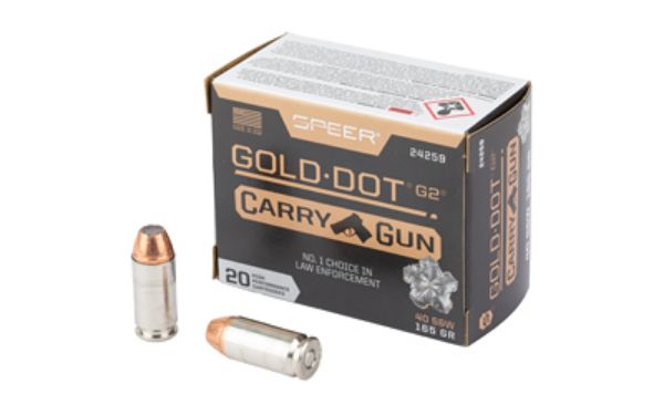 SPR GLD DOT CARRY GUN 40S&W 165GR HP