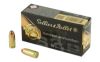 S&B 9MM 115GR JHP 50/1000
