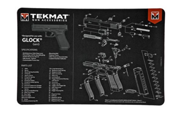 TEKMAT PISTOL MAT FOR GLOCK G5