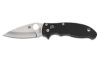 SPYDERCO MANIX 2 BLACK G10 PLAINEDGE