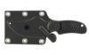 SPYDERCO ARK LTWT 2.56" BLK W/SHEATH