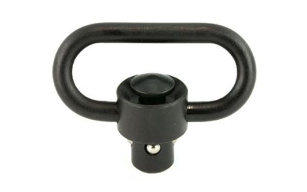 UTG BUTTON QD SLING SWIVEL 1.38" BLK