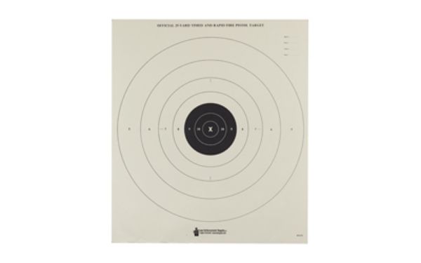 ACTION TGT BULLSEYE PAPER 100PK