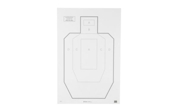 ACTION TGT USPSA PAPER 100PK