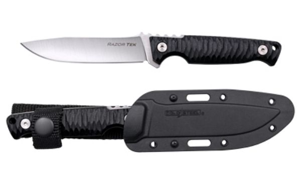 COLD STL RAZORTEK 4" BLK W/SHEATH
