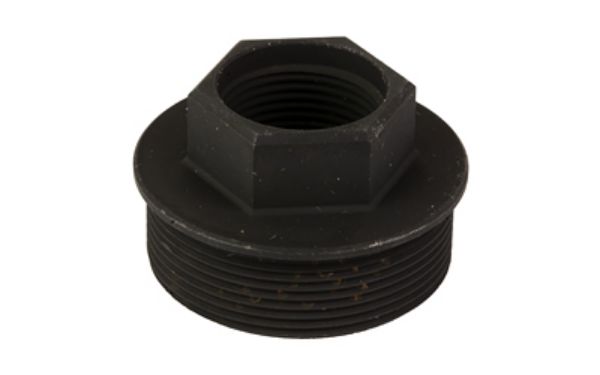 YHM 5/8"-24 CRBNE ADPTR SDWNR M2 BLK