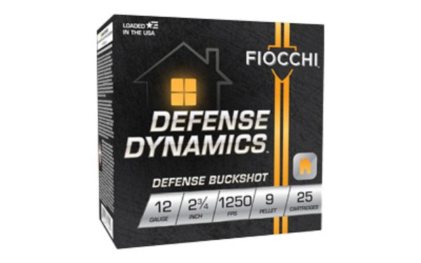 FIOCCHI HM DEFNS BUCK 12GA #1 25/250