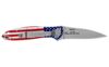KERSHAW LEEK 3" USA FLAG/SLV