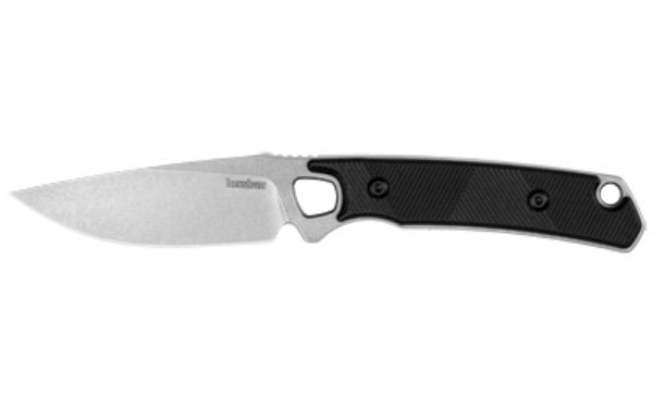 KERSHAW STEPPE 3.55" PLN D2 BLK/SLV