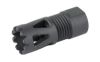 LBE FLASH HIDER TRI-PORTS 1/2X28 BLK