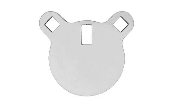 B/C 4" 3/8" STEEL TRGT ROUND PLATE