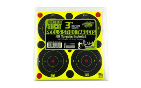 PRO-SHOT 3" GREEN BULLSEYE 48 PK