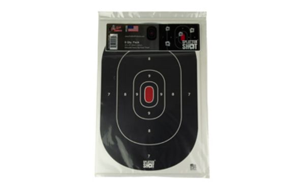 PROSHOT 12X18 SILH SS BLACK 8PK