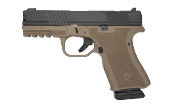 BRO FRONTLINE 9MM 4" 15RD FDE/BLK