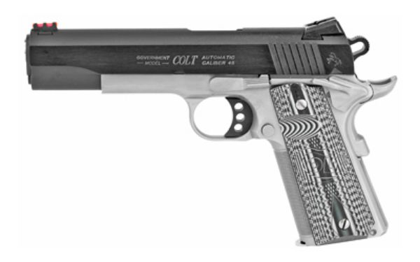 COLT GOVT COMP 45ACP 5" 8RD STS/BL