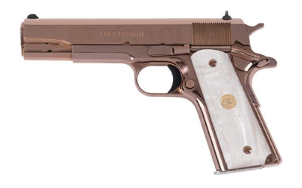 COLT GOVT 38SUP 5" ROSE GOLD TALO