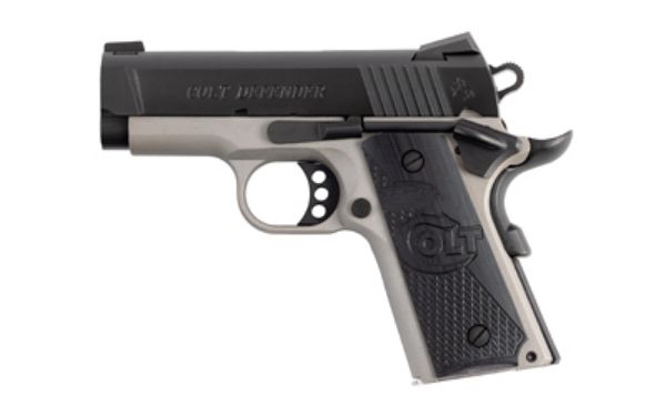 COLT DEFENDER 45ACP 3" 7RD G10 BK/SV