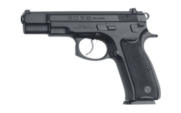 CZ 75BD 9MM 4.6" BLACK 10RD DC