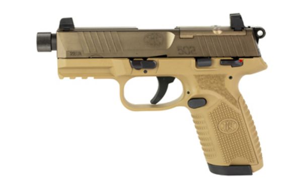 FN 502T 22LR 4.6" 10RD FDE