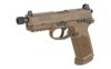 FN FNX-45 TACT 45ACP 5.3" 15RD FDE
