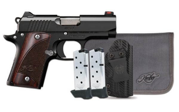 KIMBER MICRO9 9MM 7RD BLK/RSWD BNDL