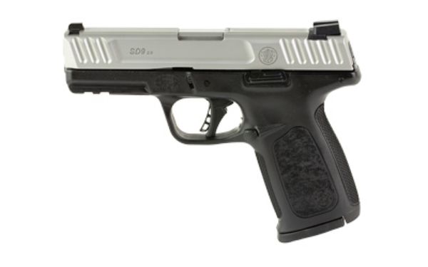 S&W SD9 2.0 9MM 4" 10RD BLK/SLV