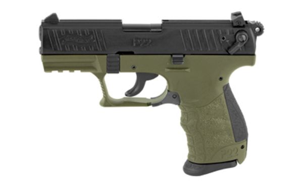 WAL P22Q 22LR 3.42" 10RD MLTRY GRN