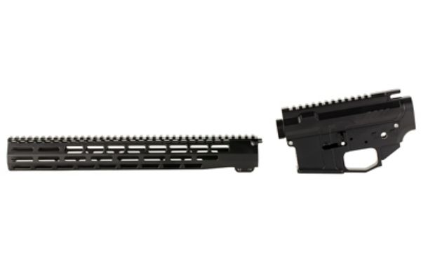 GGP AR15 BILLET RCVR SET W/15" HG BK