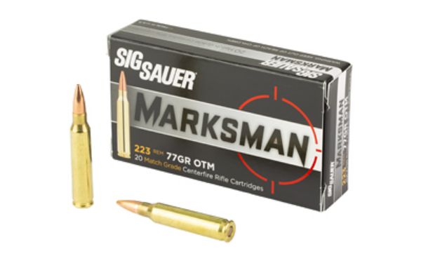SIG AMMO 223REM 77GR OTM 20/500