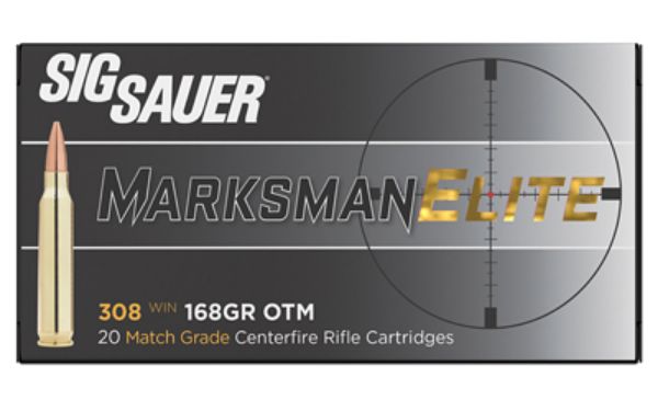 SIG AMMO 308WIN 168GR OTM 20/200
