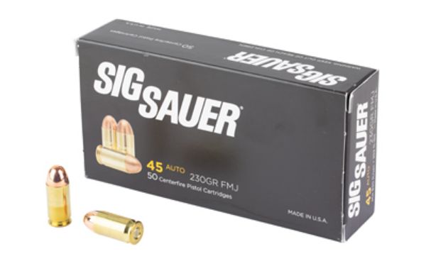 SIG AMMO 45ACP 230GR FMJ 50/1000