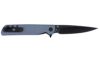 CRKT LCK+ PLAIN EDGE 3.38" GRY/BLK