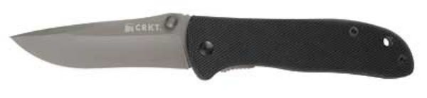 CRKT DRIFTER G10 2.9" PLN EDGE BLK