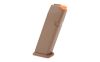 MAG GLOCK OEM 17/34 9MM 17RD FDE PKG