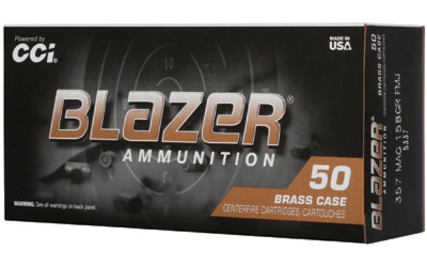 CCI BLAZER BRASS 357MAG 158GR FMJ 50
